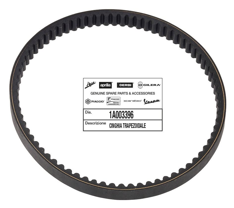 OE-PIA1A003396 Cinghia - ricambio originale Piaggio / Vespa 125cc 3V, COD: OE-PIA1A003396