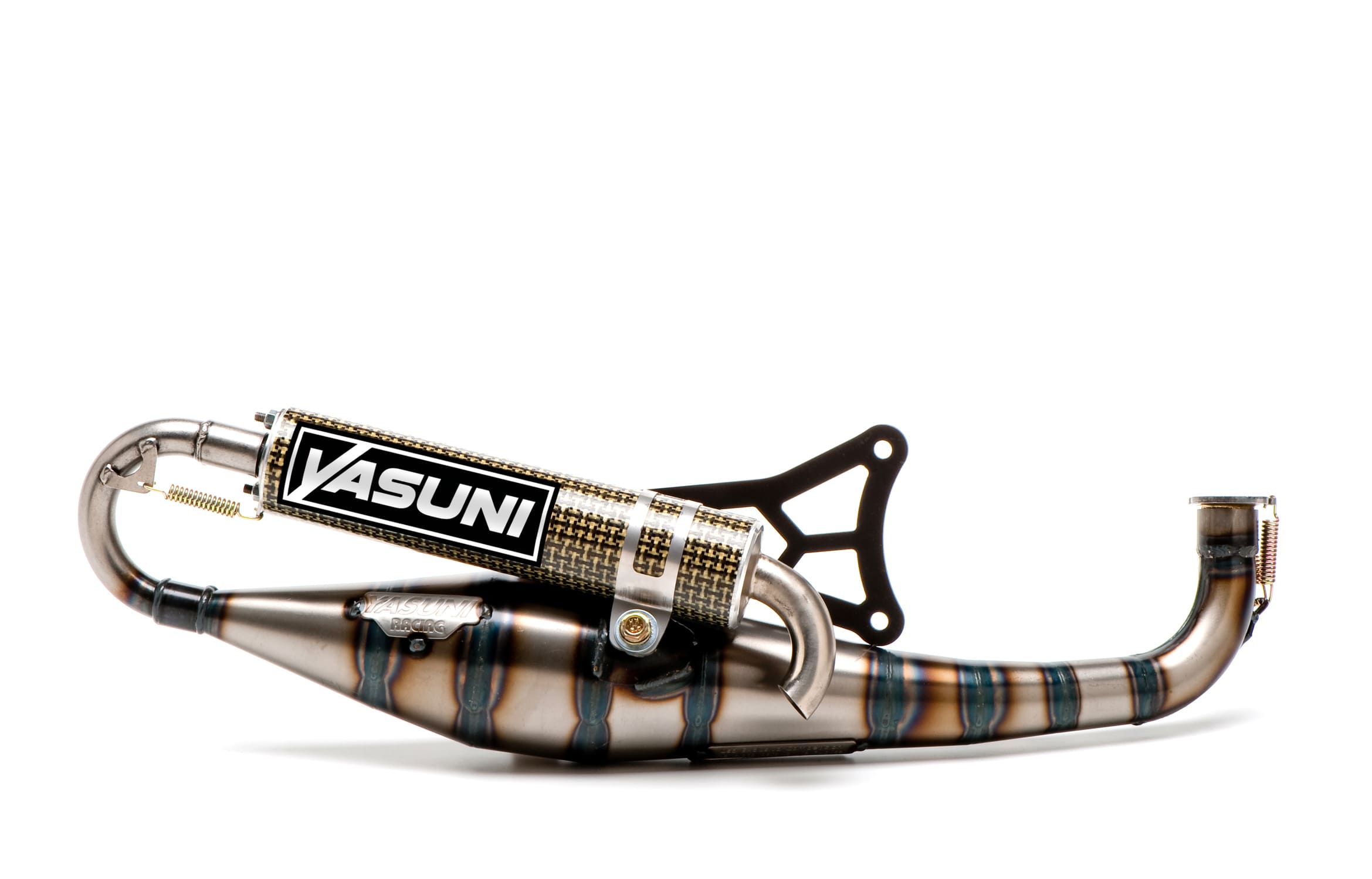 YAS910CK Marmitta Yasuni Carrera 21, Minarelli orizzontale, kevlar, COD: YAS910CK