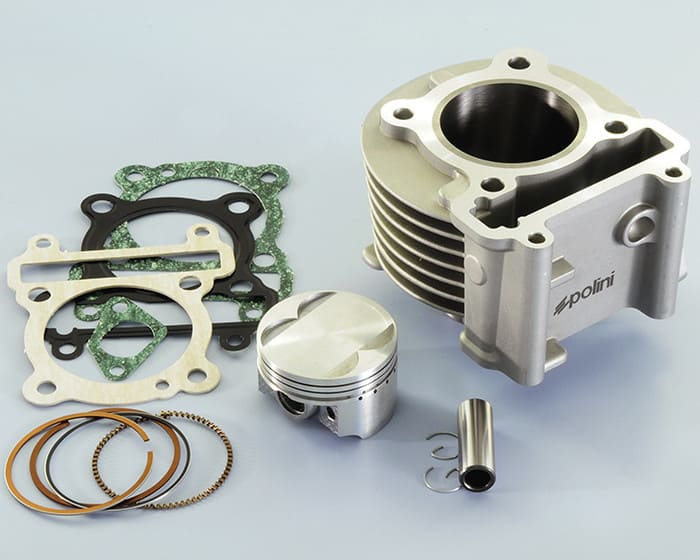 P166.0114 Gruppo termico 158cc Polini alluminio D.59mm Yamaha Cygnus 125, COD: P166.0114