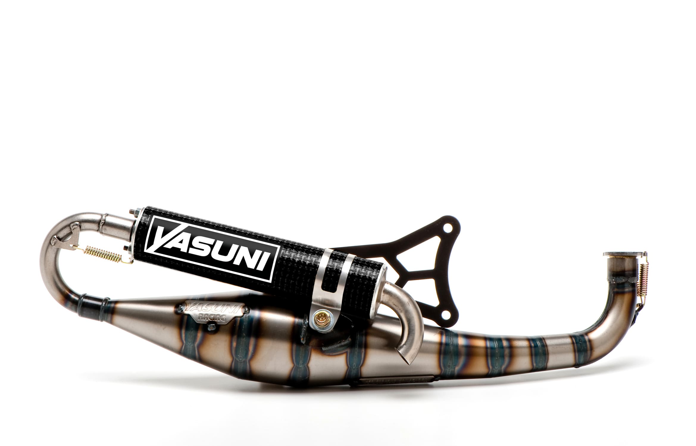 YAS910BE Marmitta Yasuni Carrera 21 Black Edition, Minarelli orizzontale, carbonio, COD: YAS910BE