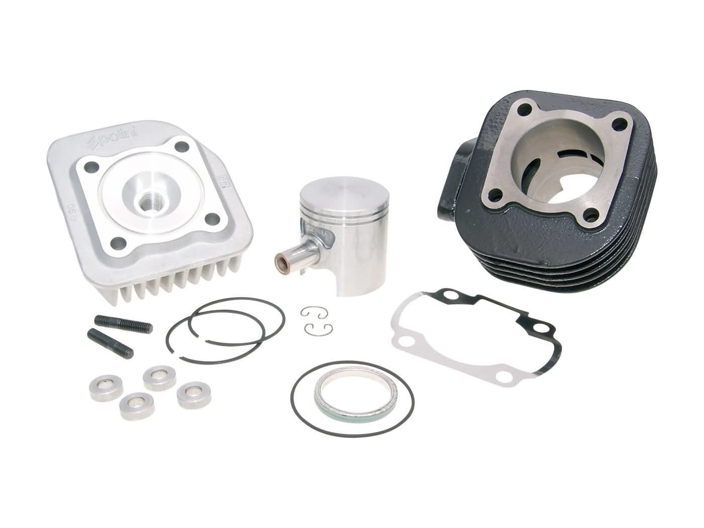 P125.0008 Gruppo termico 70cc Polini Sport ghisa D.47mm Kymco orizzontale