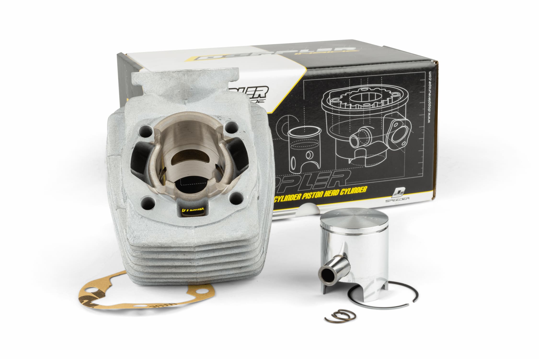 CGN197248 Gruppo Termico Doppler 50cc alluminio ER 1 Peugeot 103 AC, COD: CGN197248