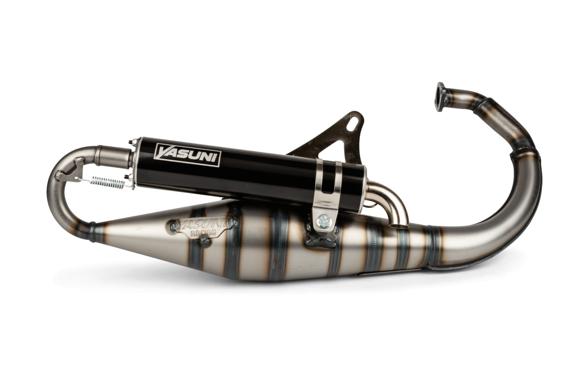 tub317-2b muffler yasuni c10 black minarelli vertical approved