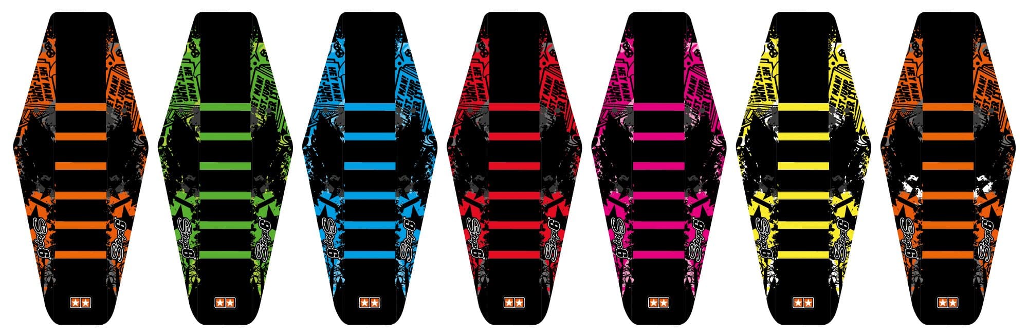 S6-058865/YE Coprisella Stage6 Full Covering nero - giallo Sherco 50cc fino 2006, COD: S6-058865/YE