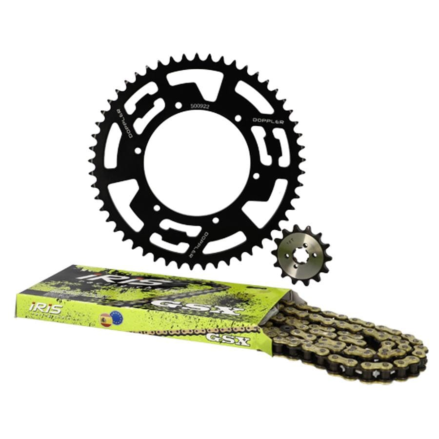 CGN503782 Kit Catena alluminio nero 14x53 - 420 Doppler Derbi GPR / Senda X-treme, COD: CGN503782