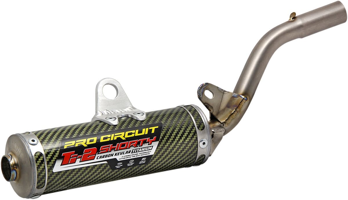 PC-18211695 Silenziatore Pro Circuit TI-2 Shorty carbonio / Kevlar® / titanio KX 80/85 dopo 1998, COD: PC-18211695
