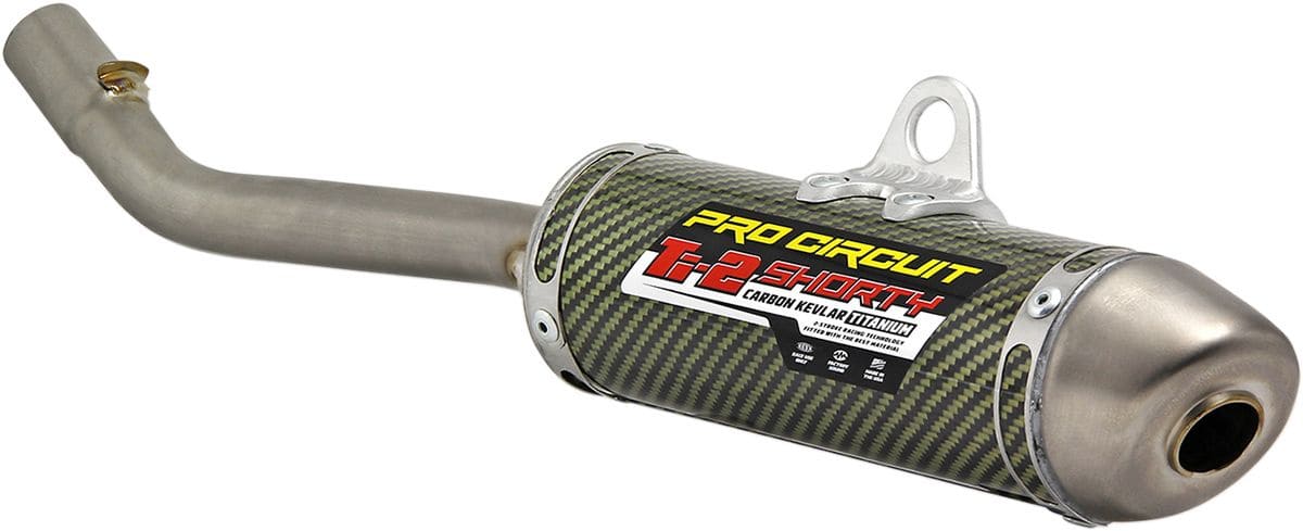 PC-18211734 Silenziatore Pro Circuit TI-2 Shorty carbonio / Kevlar® / titanio KX 125 2003-2008, COD: PC-18211734