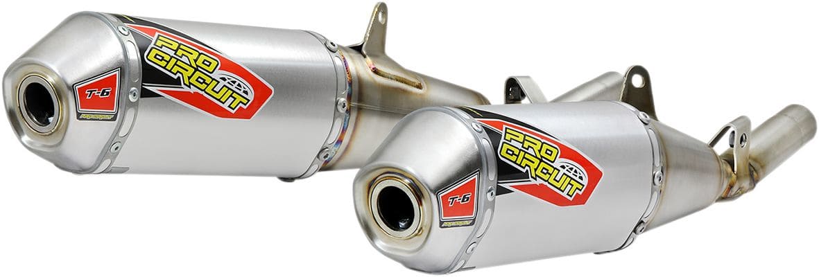 PC-18211860 Silenziatore / Slip-On Pro Circuit T-6 inox / alluminio (paire) CRF 250 2018-2021, COD: PC-18211860