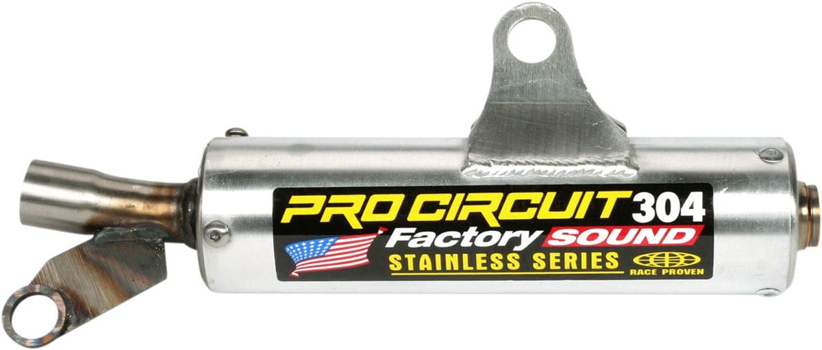 PC-SS89125304 Silenziatore Pro Circuit 304 Factory Sound RM 125 1989-1992, COD: PC-SS89125304