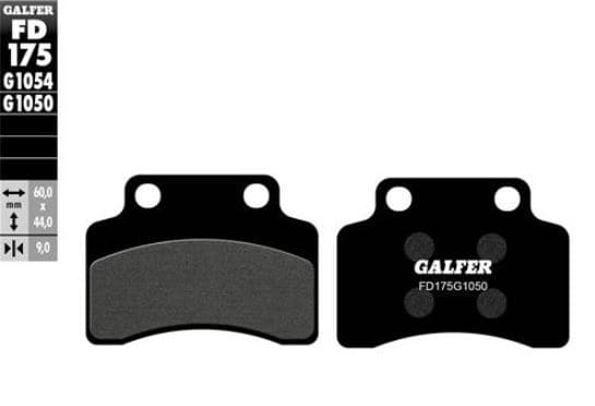 GLS2454 Pastiglie freno Galfer semi-metallico Kymco / Keeway / CPI, COD: GLS2454