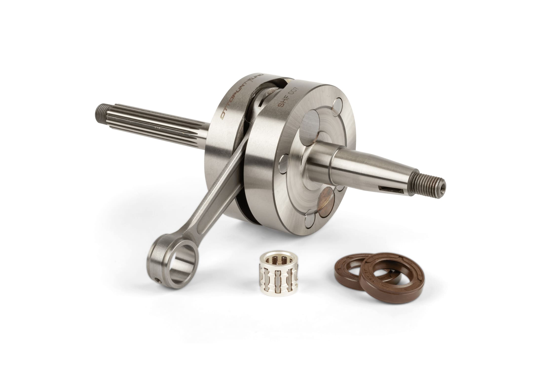 OPU003 Albero motore corsa 39,3mm / biella 90mm d.75mm Ottopuntouno per carter Malossi C-one / RC-one