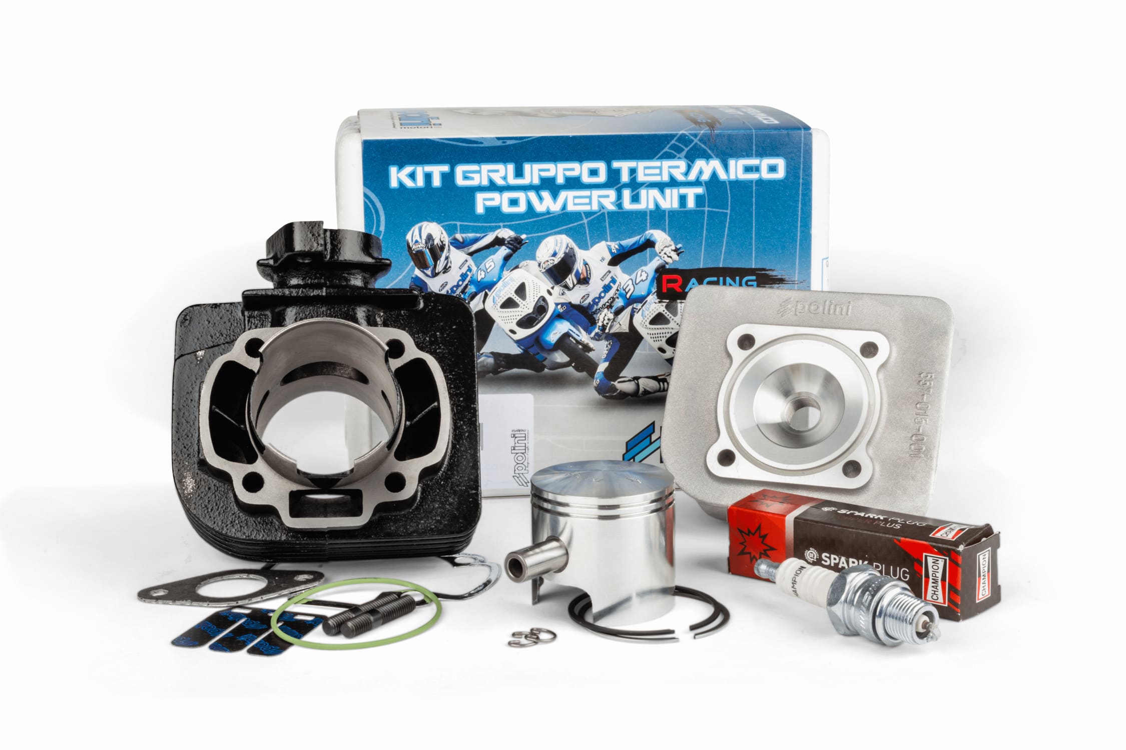 P150.0603/R Gruppo Termico Polini CORSA 70cc, Morini AC (Filettatura corta), COD: P150.0603/R