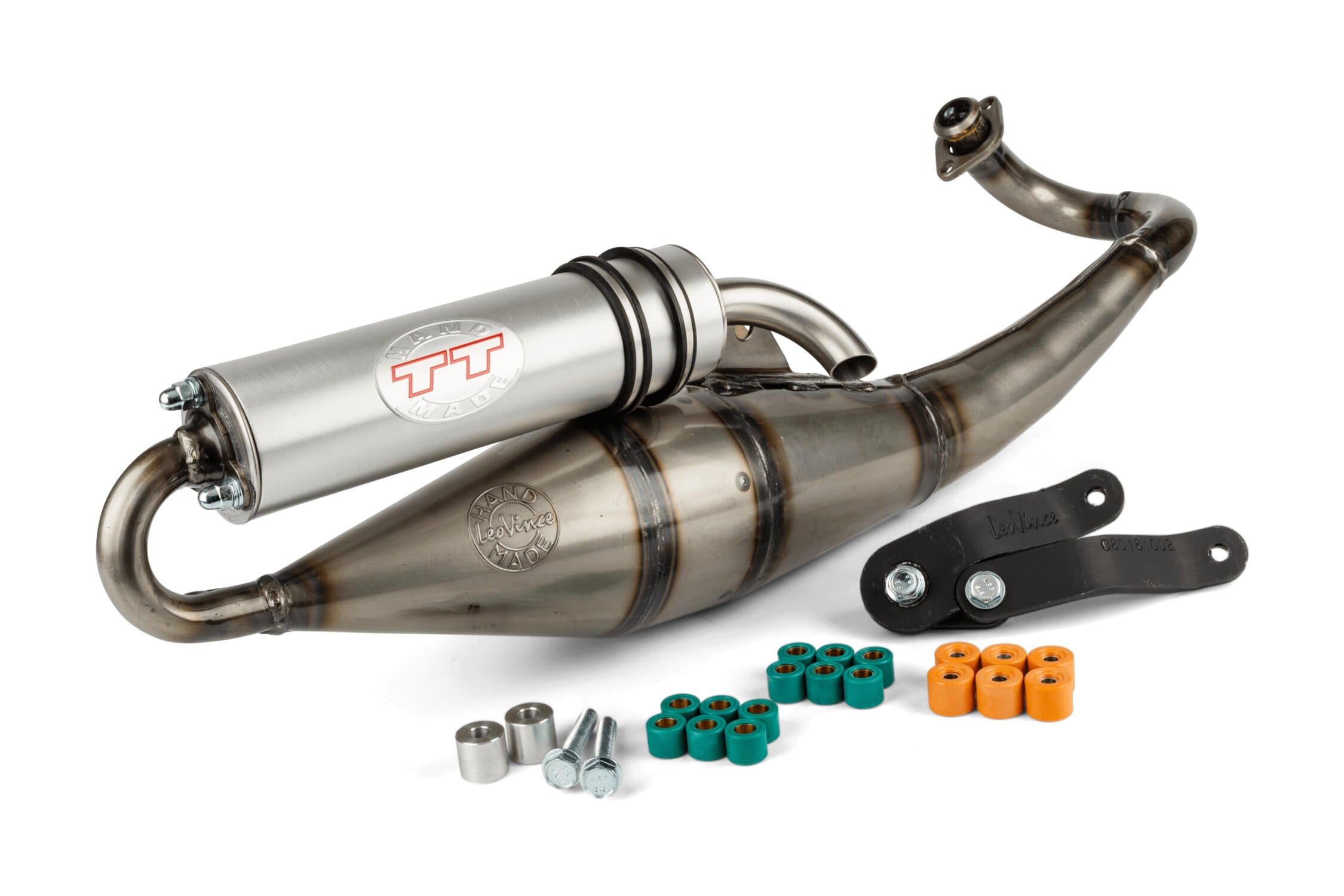 S4064 Marmitta LeoVince Handmade TT Gilera Typhoon, Storm, Piaggio Zip CAT (fino al 99), Zip Fast Rider, COD: S4064