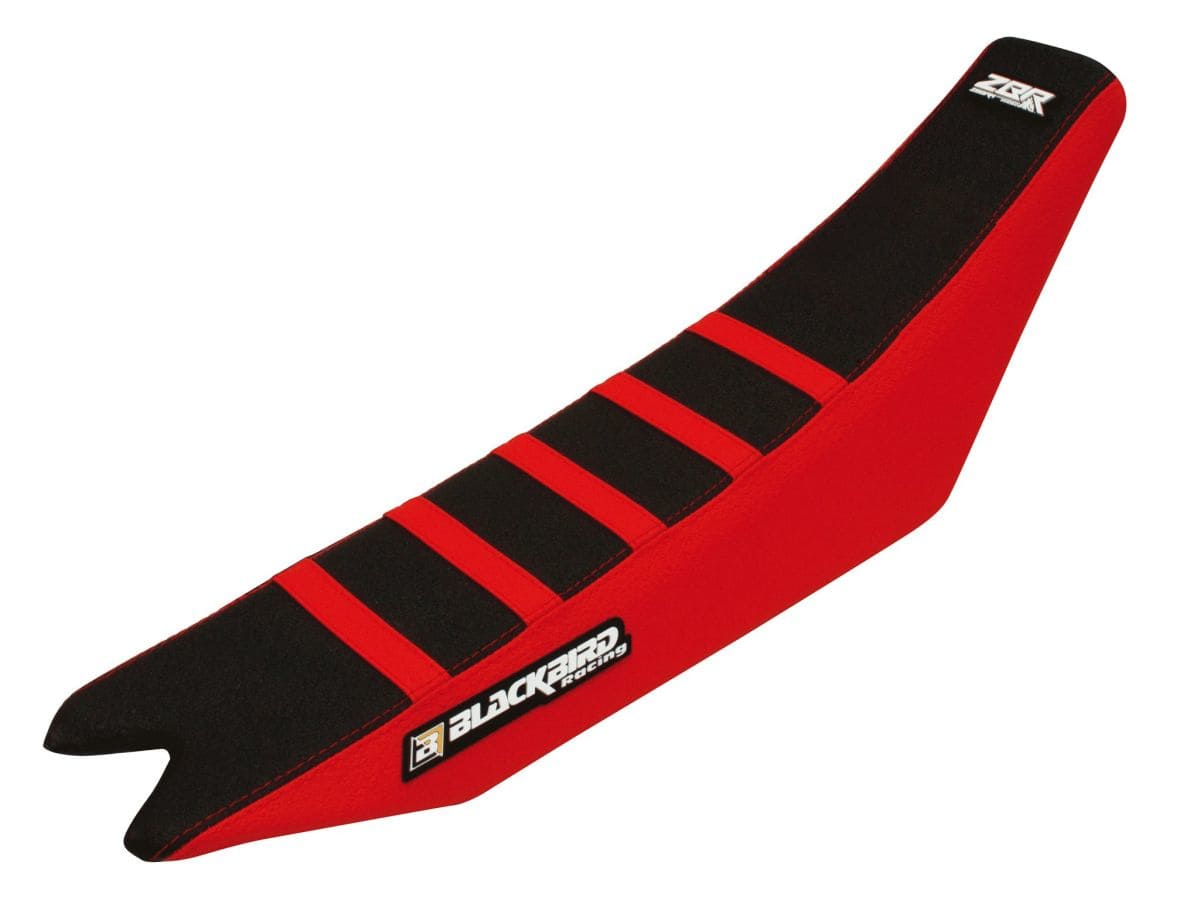 BB-08212645 Blackbird Zebra Seat Cover Red/Black Beta RR 2013-2019