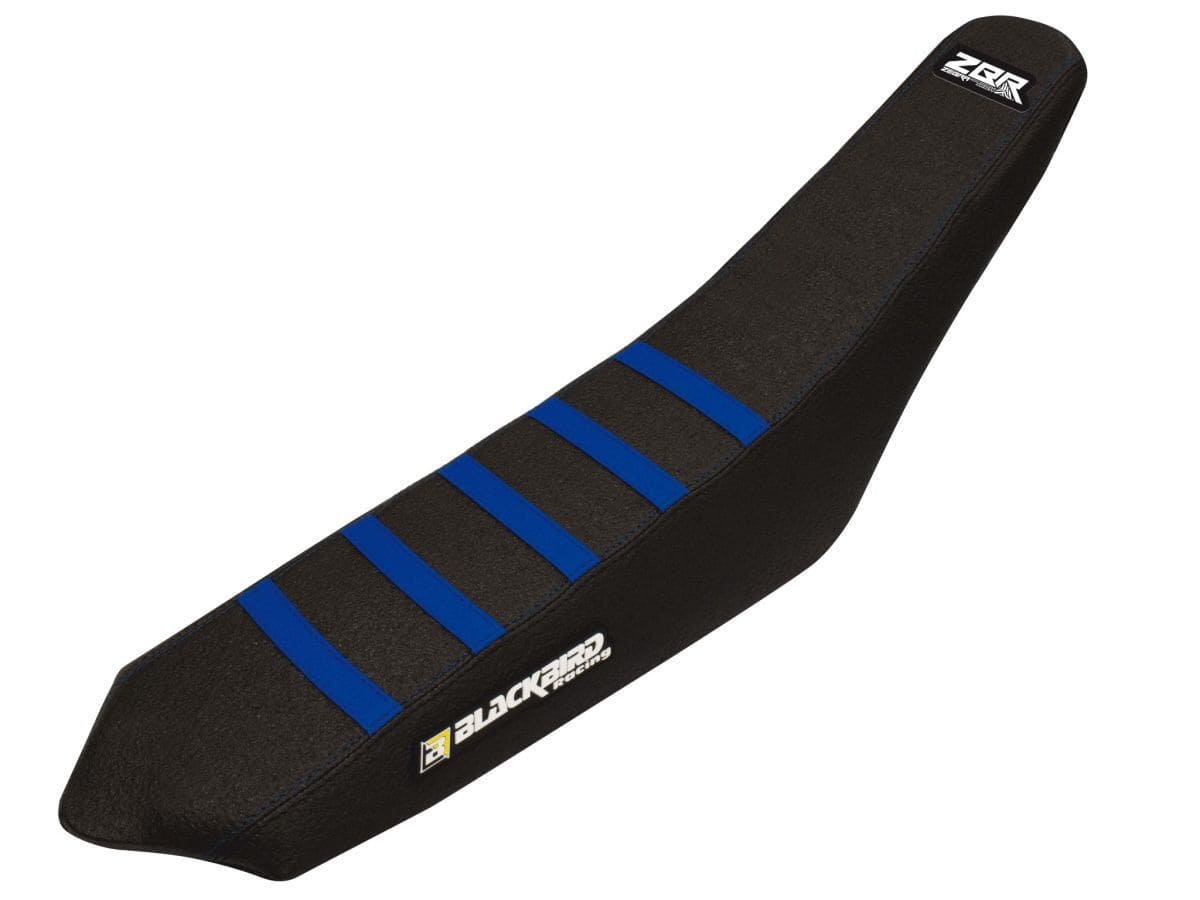 BB-08212649 Blackbird Zebra Seat Cover Black/Blue Sherco After 2017
