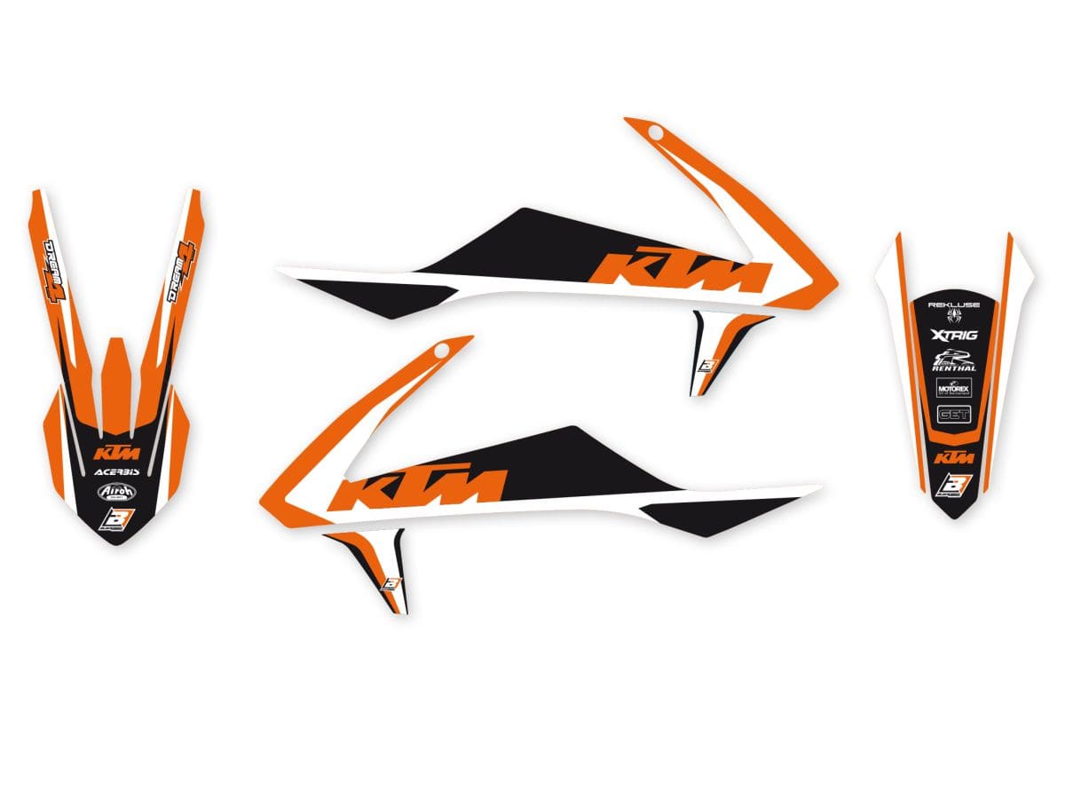 BB-43025792 Kit deco carena con coprisella Blackbird KTM 2016-2018, COD: BB-43025792