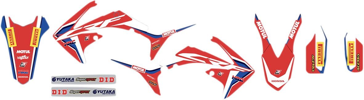 BB-43025864 Complete fairing deco kit Blackbird Replica HRC 2020 CRF 250 / 450 2009-2013