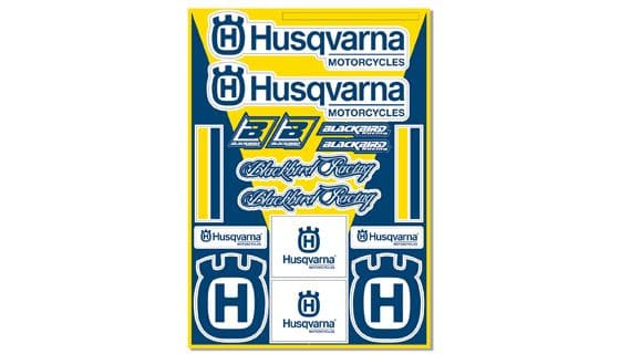 BB-43201744 Set adesivi Blackbird Logo Husqvarna, COD: BB-43201744