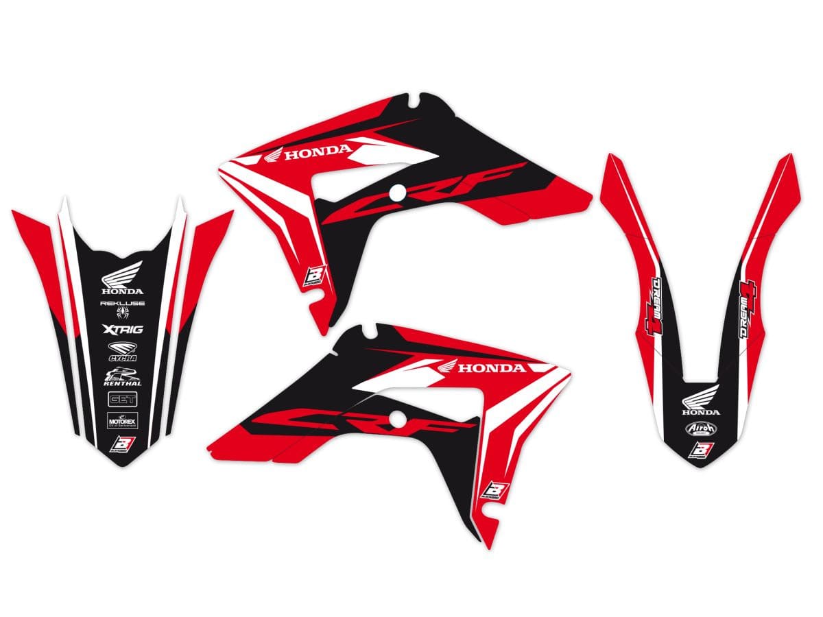 BB-43025676 Kit deco carena Blackbird Dream 4 CRF 250 2018-2019, COD: BB-43025676