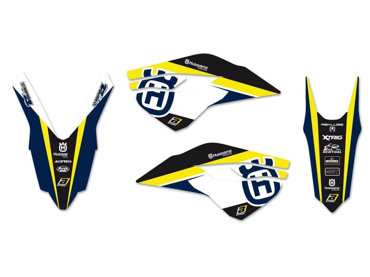BB-43025684 Kit deco carena Blackbird Dream 4 Husqvarna FC / TC 2014-2015, COD: BB-43025684