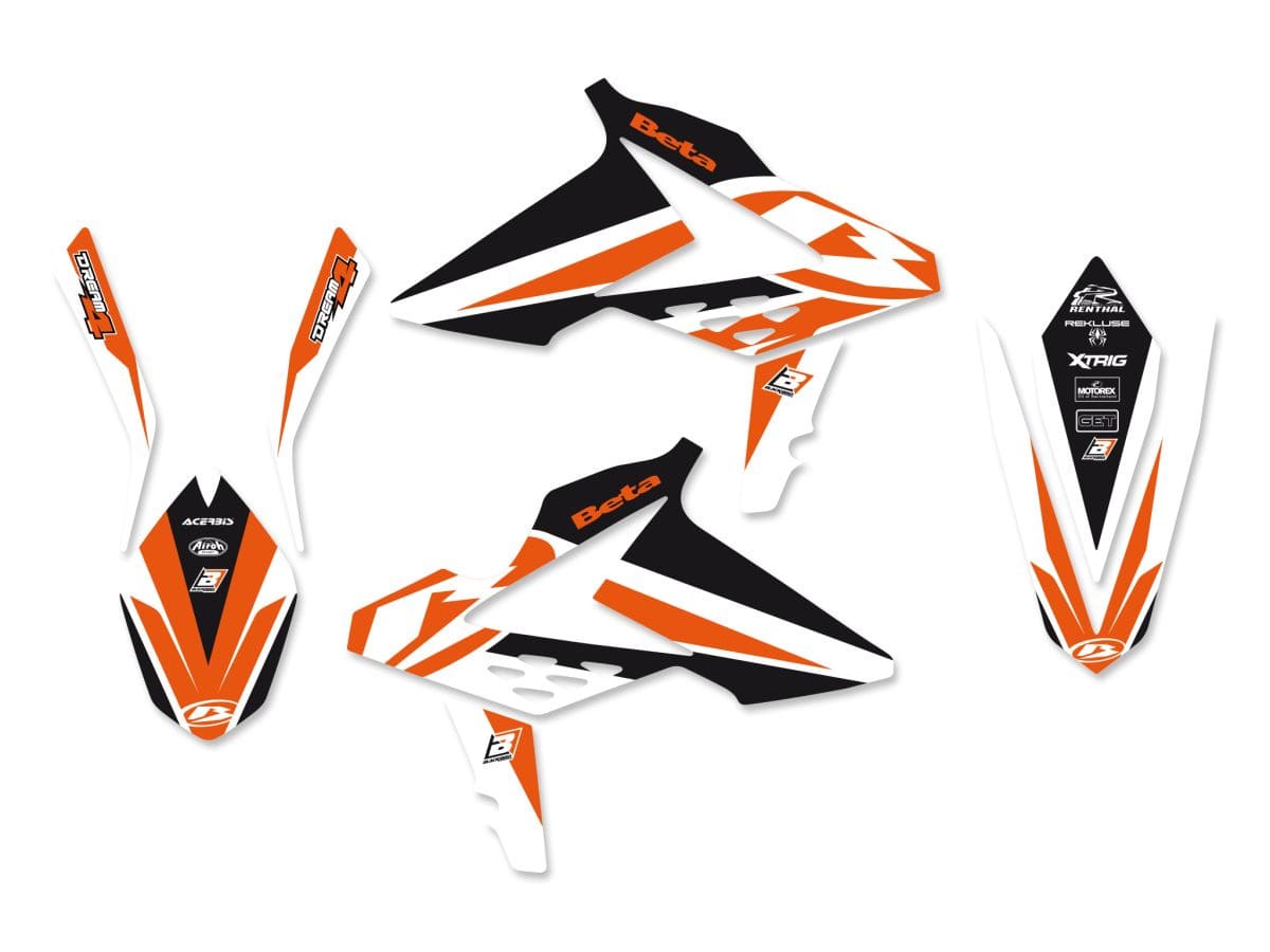 BB-43025756 Fairing deco kit with seat cover Blackbird Beta RR 2013-2017