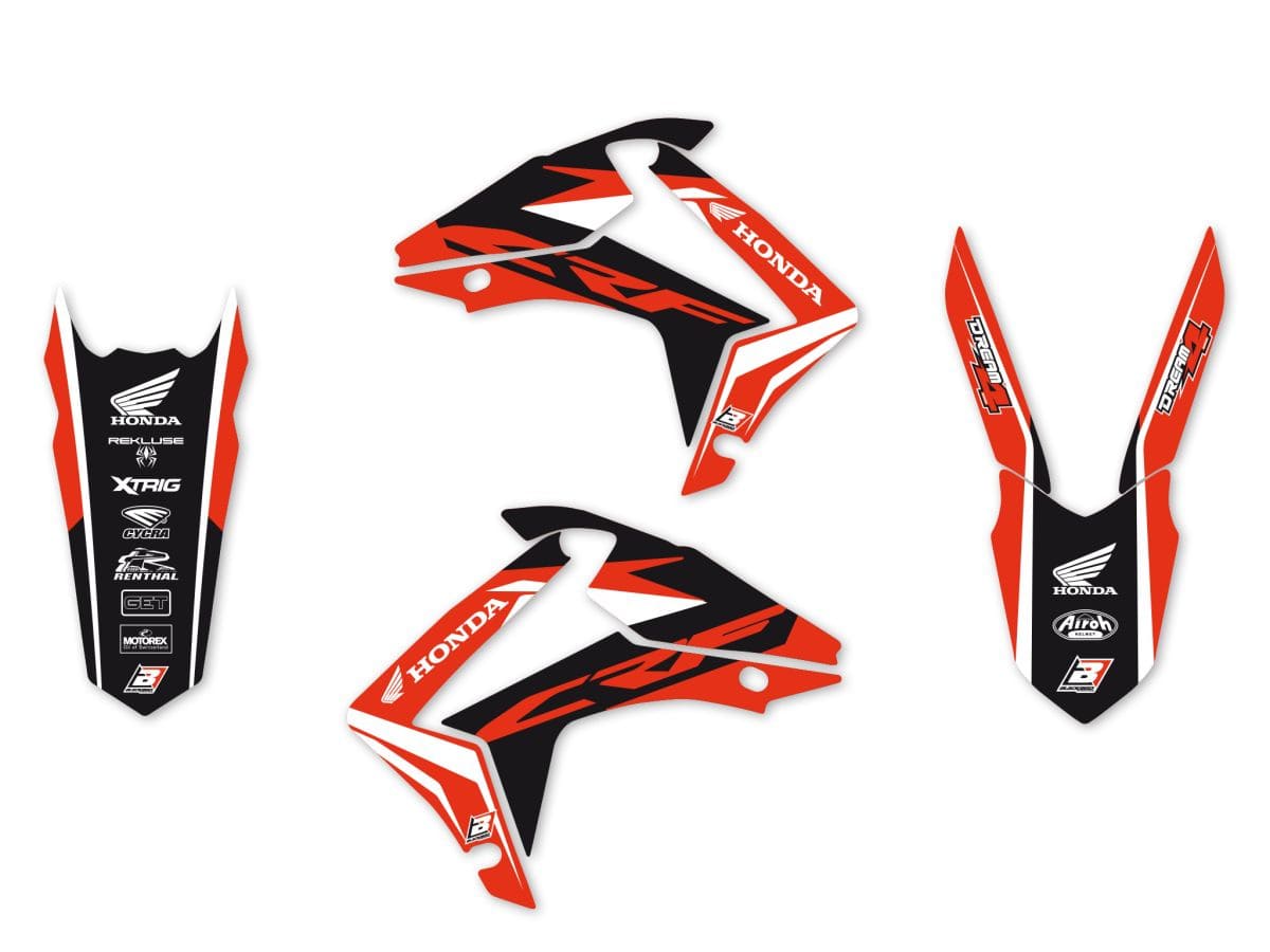 BB-43025765 Kit deco carena con coprisella Blackbird CRF 250 2014-2017