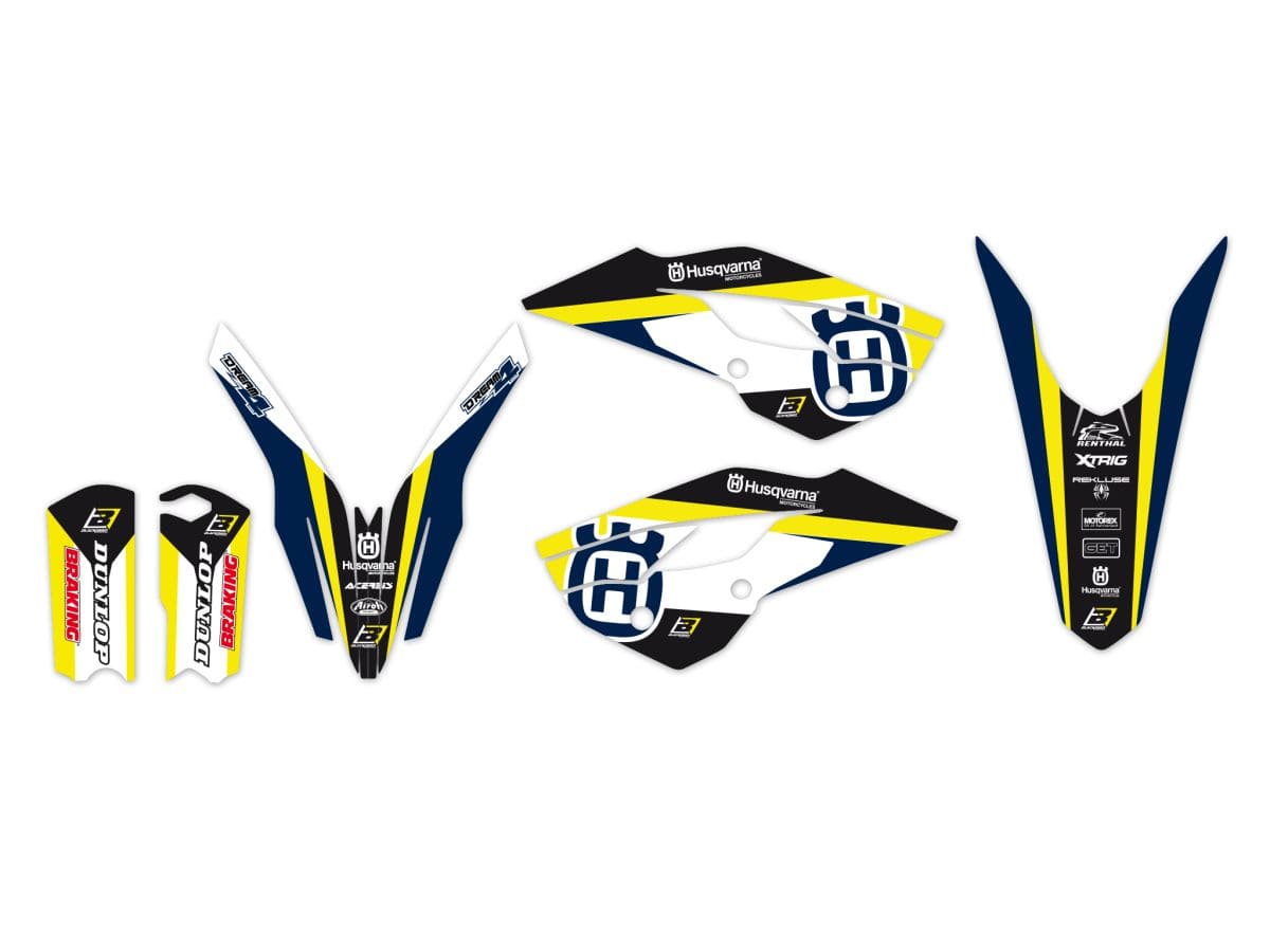 BB-43025770 Kit deco carena con coprisella Blackbird DR4 TC 85 2014-2017, COD: BB-43025770