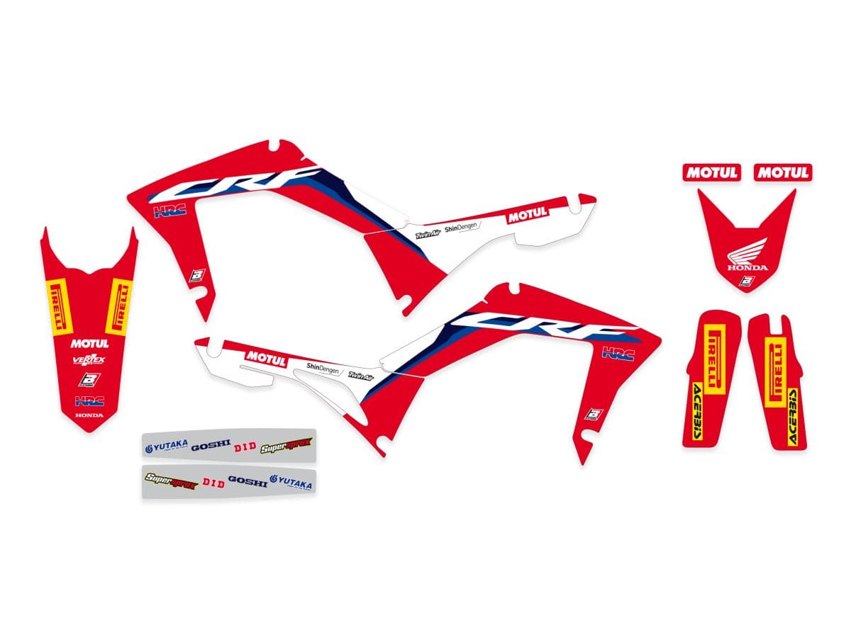 BB-43025866 Kit deco carena completo Blackbird Replica HRC 2020 CRF 250 / 450 2017-2021