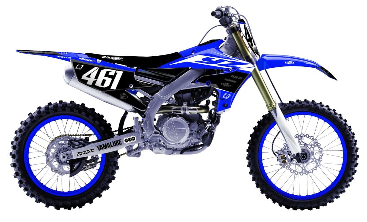 BB-43025919 Kit deco carena completo con coprisella Blackbird Replica Yamaha Factory 2019 YZF 250 / 450 2014-2018