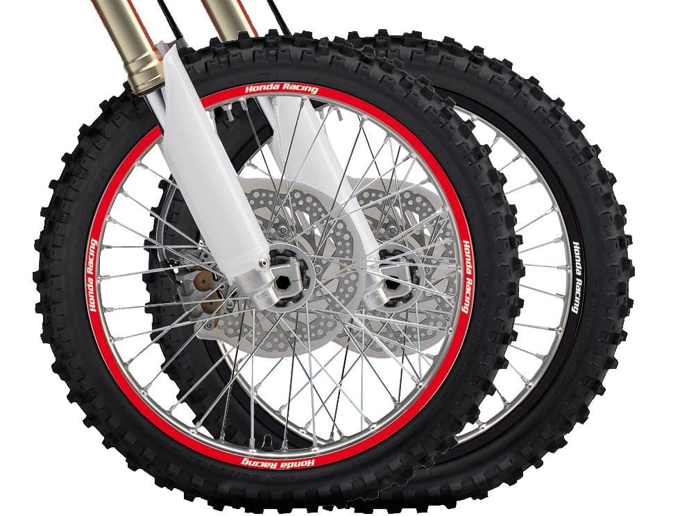 BB-43201906 Adesivo cerchio Blackbird Honda Racing rosso, COD: BB-43201906
