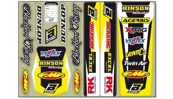 BB-43201911 Kit deco carena universale Blackbird giallo, COD: BB-43201911