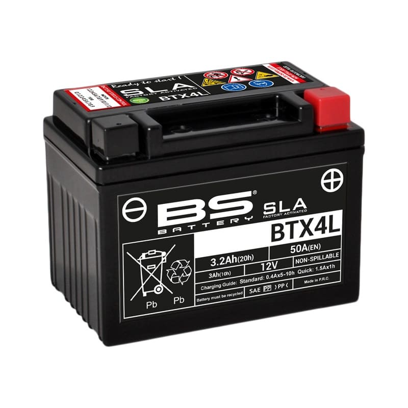 BS-300669 Batteria BS Battery SLA BTX4L 12V - 3Ah, COD: BS-300669