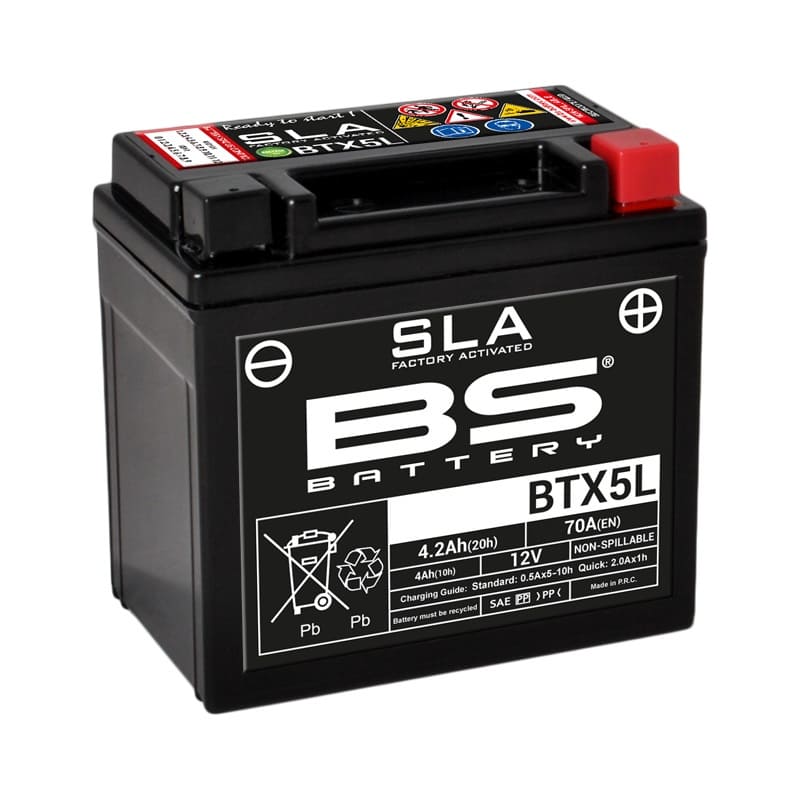 BS-300670 Batteria BS Battery SLA BTX5L 12V - 4,2Ah, COD: BS-300670