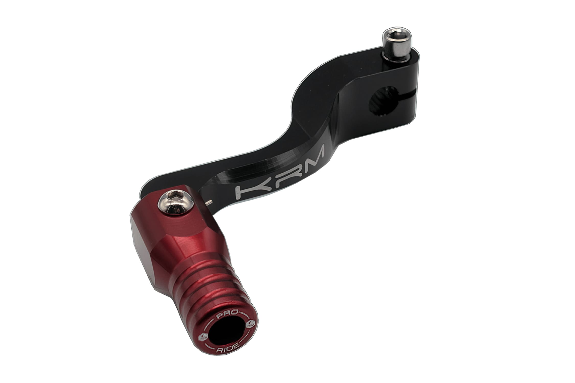 KR332F Pedalina cambio KRM nero / rosso Minarelli AM6, COD: KR332F