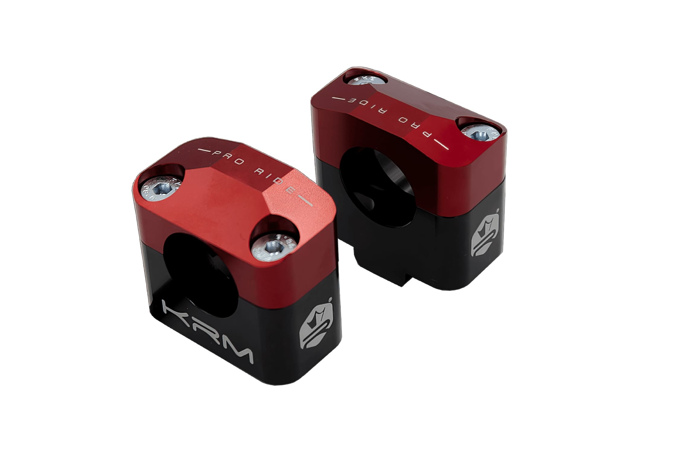 KR465F Fascette manubrio 28mm KRM nero / rosso, COD: KR465F