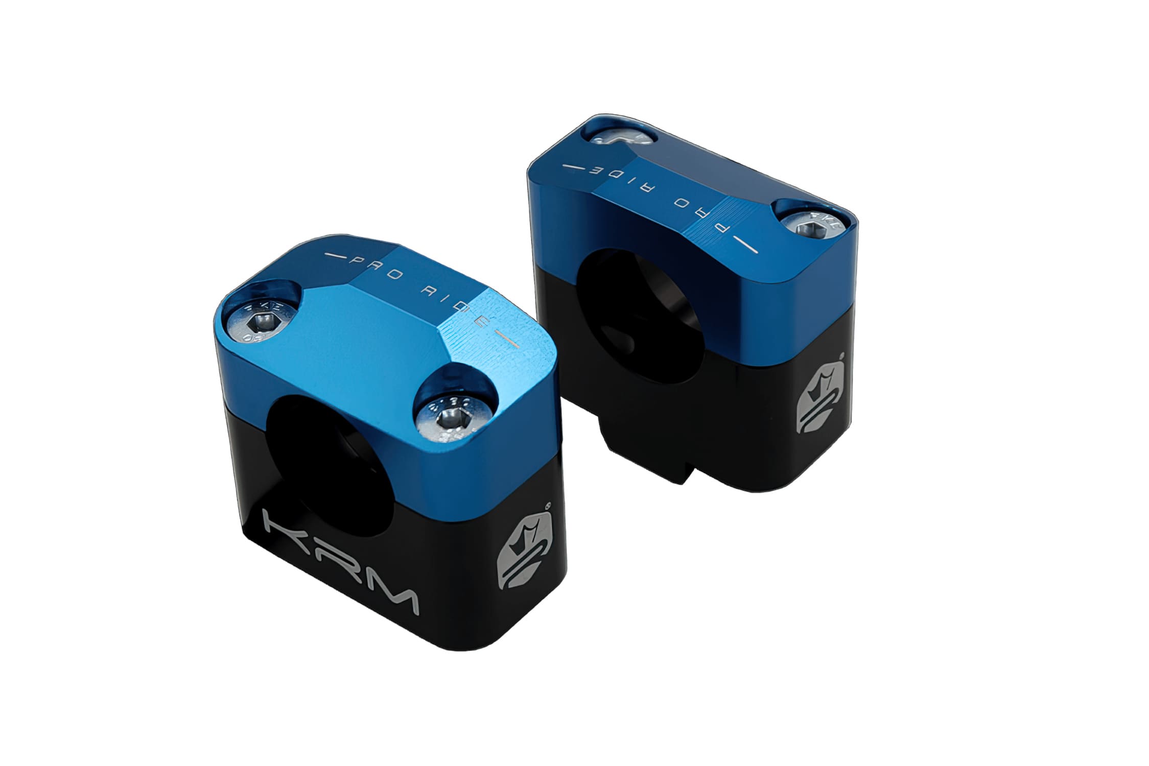 KR466F Fascette manubrio 28mm KRM nero / blu, COD: KR466F