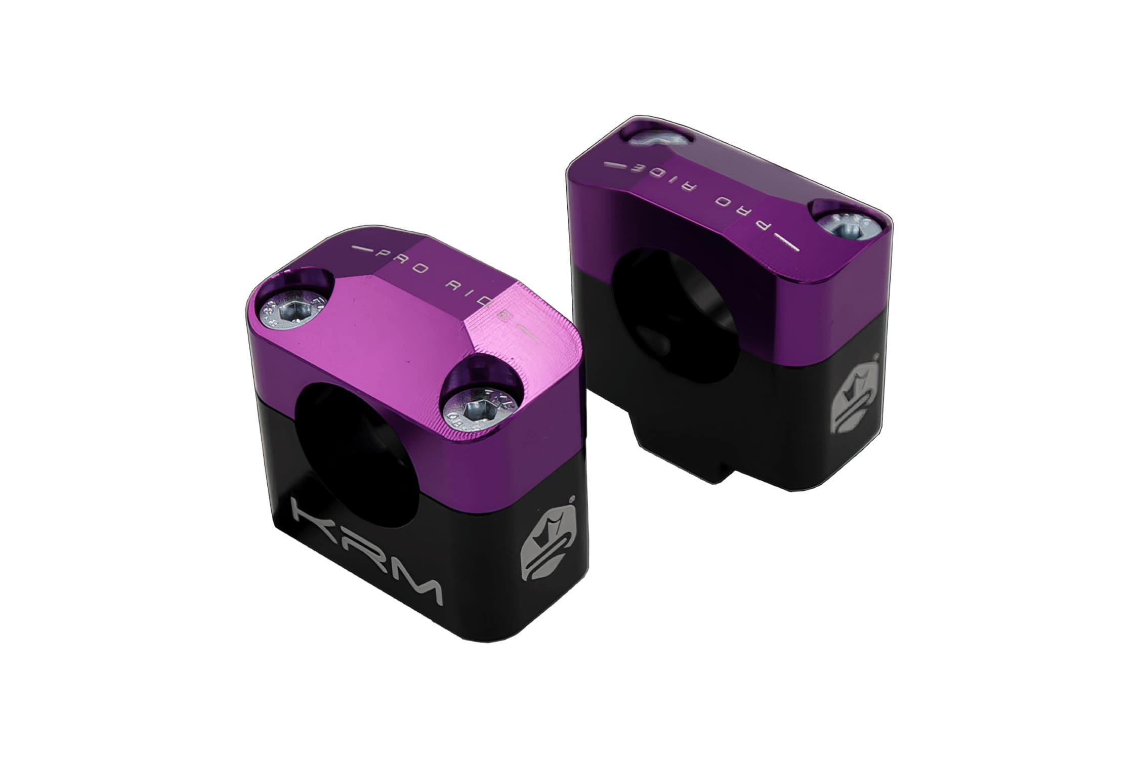 KR470F Fascette manubrio 28mm KRM nero / viola, COD: KR470F