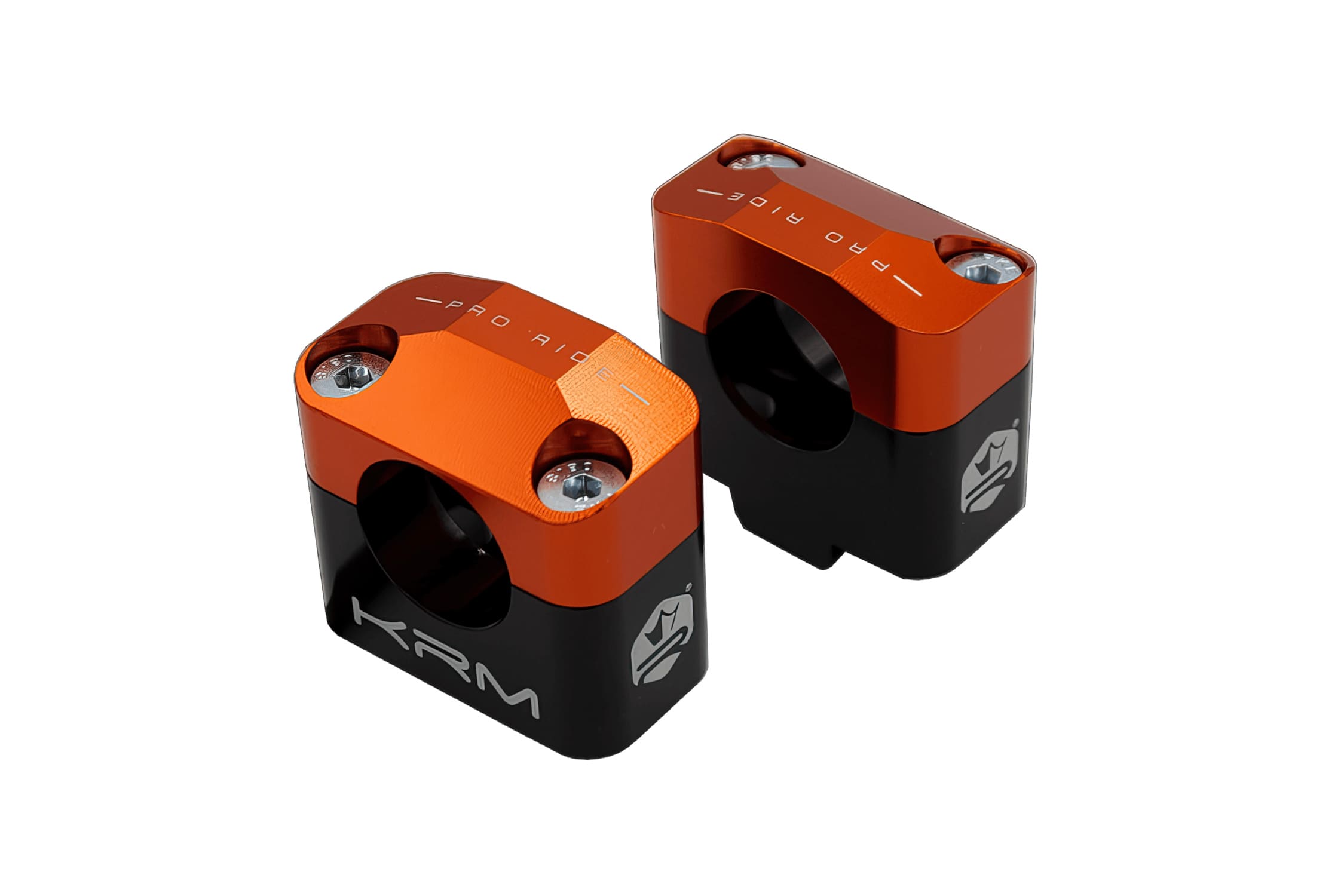 KR471F Fascette manubrio 28mm KRM nero / arancione, COD: KR471F