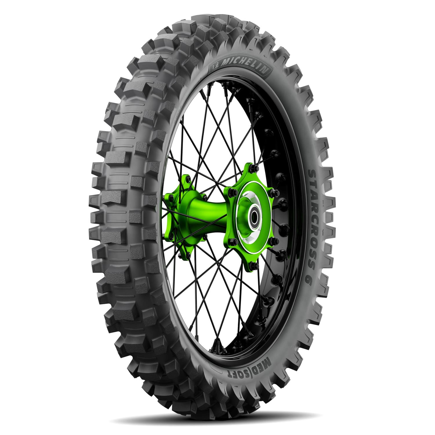 PNEU-MI233393 Pneumatico motocross posteriore 19'' 100/90-19 Michelin Starcross 6 Medium Soft TT 57M (NHS), COD: PNEU-MI233393