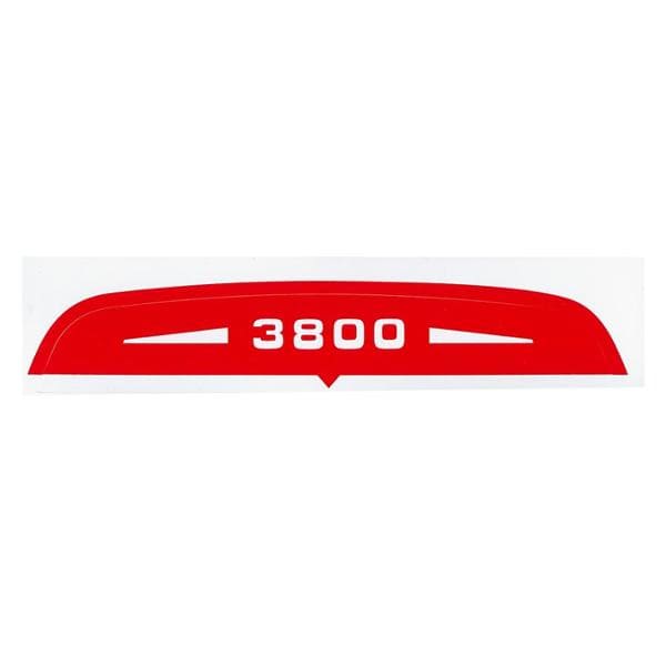 CGN511885 Adesivo Solex 3800 (filtro aria) rosso, COD: CGN511885