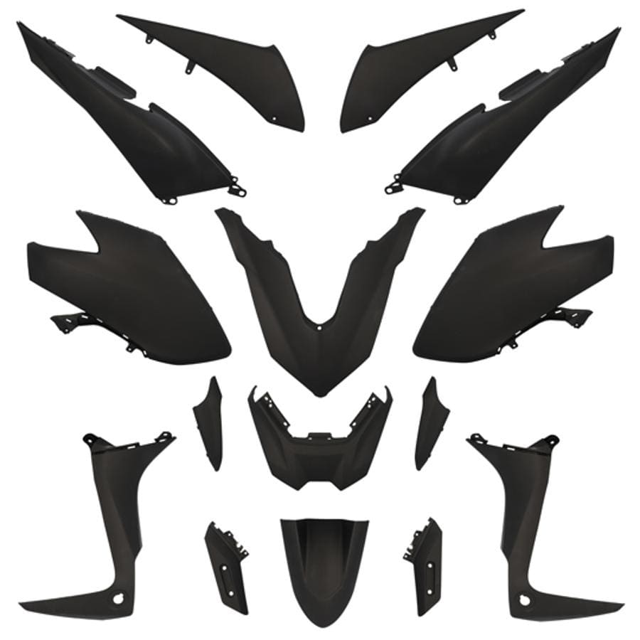 CGN518014 Kit carena 15 pezzi nero opaco Yamaha Tmax 530 2017 - 2019, COD: CGN518014