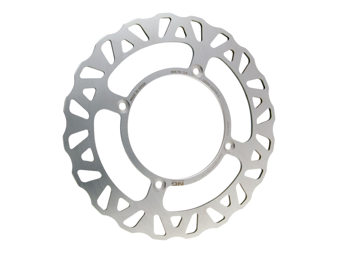 NG1252X Disco Freno posteriore 220mm NG Brake Disc Beta RR, COD: NG1252X