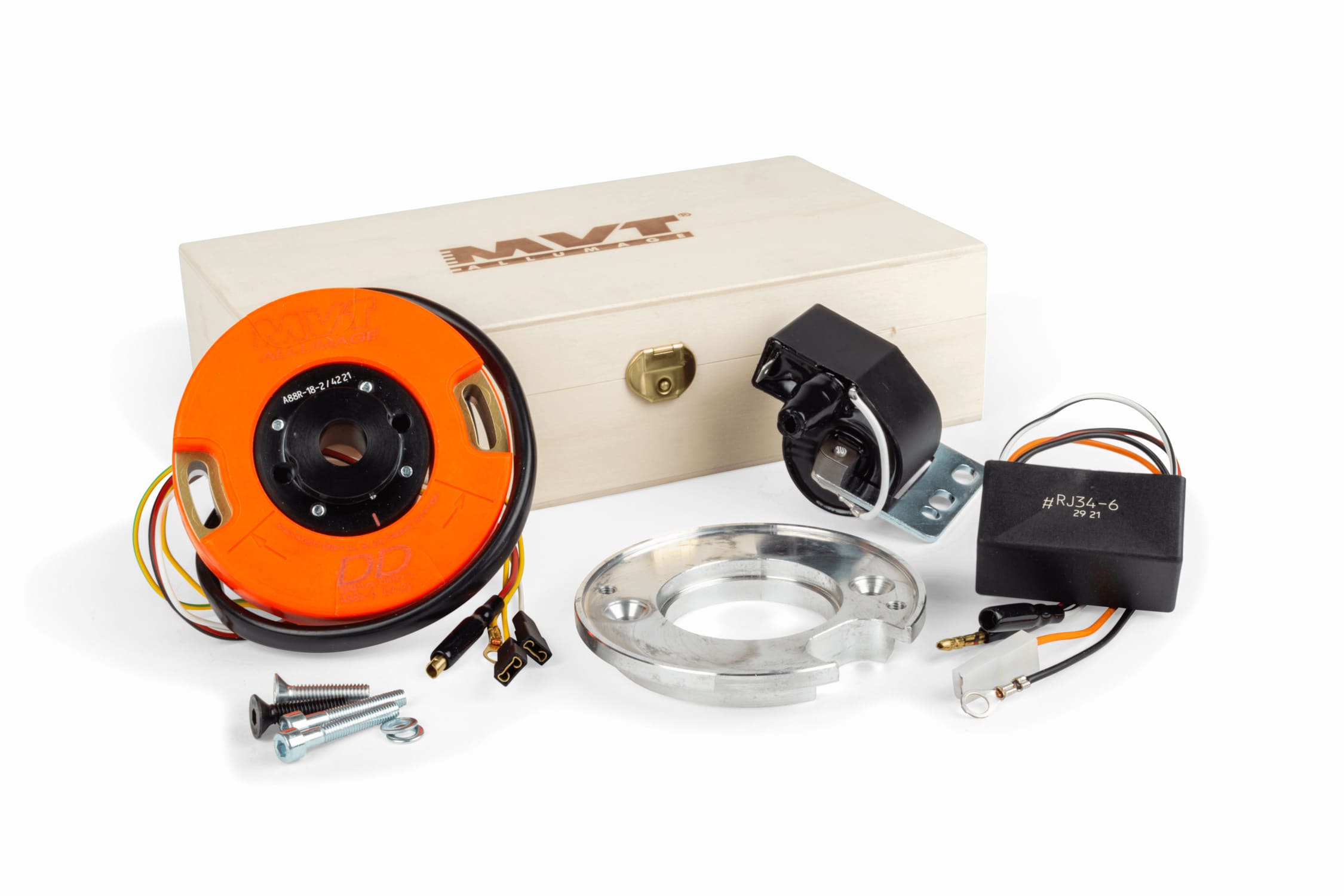 MVT-DD11 Accensione a Rotore Interno MVT Digitale con Bobina LED Derbi Euro 2 / Euro 3, COD: MVT-DD11