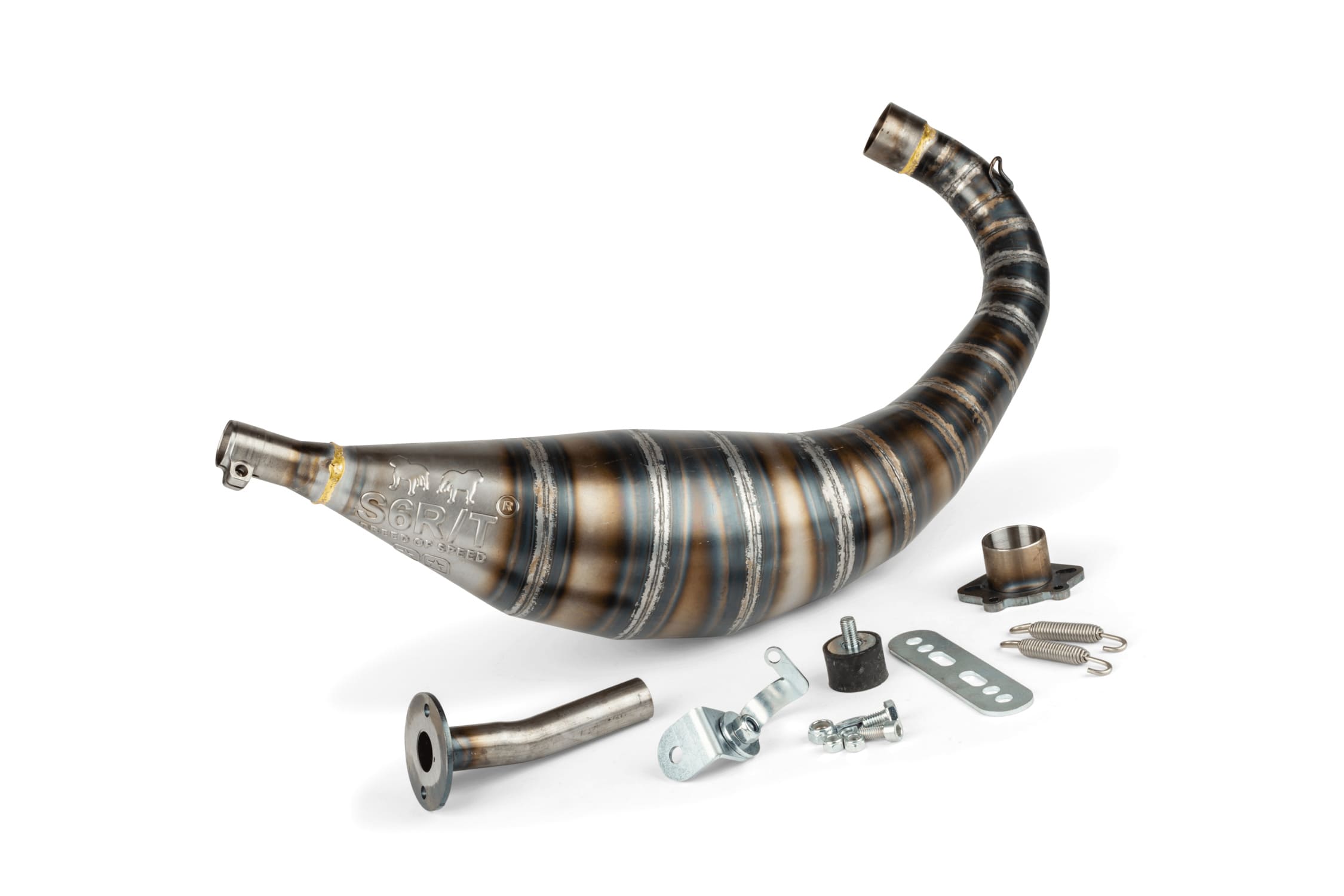 S6-96193851 Marmitta (senza silenziatore) Stage6 R/T 80 - 90cc Derbi, COD: S6-96193851
