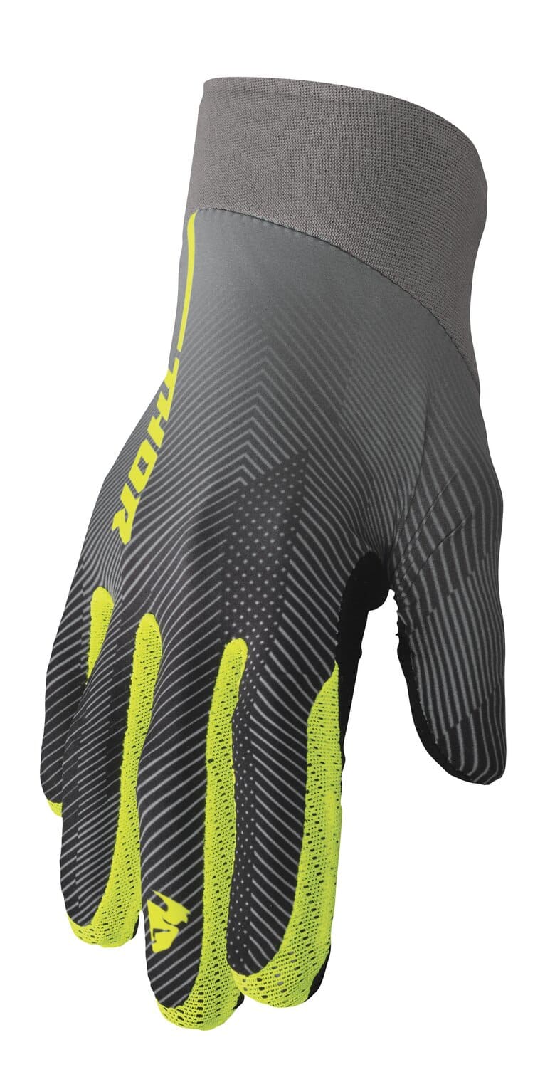 TH33307206 Guanti cross Thor Agile Tech grigio / Acid 2X