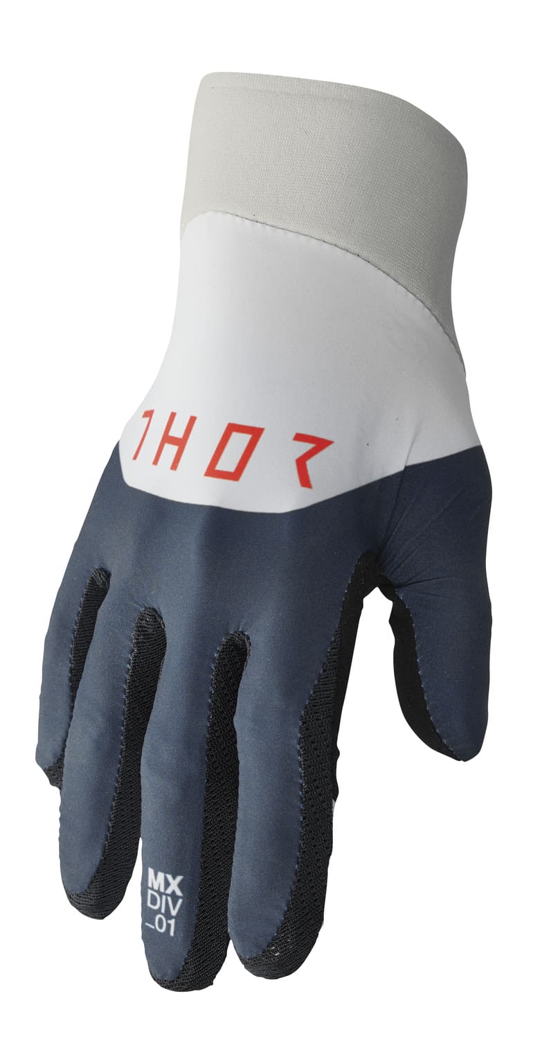 TH33307236 Guanti cross Thor Agile Rival blu marina / grigio 2X