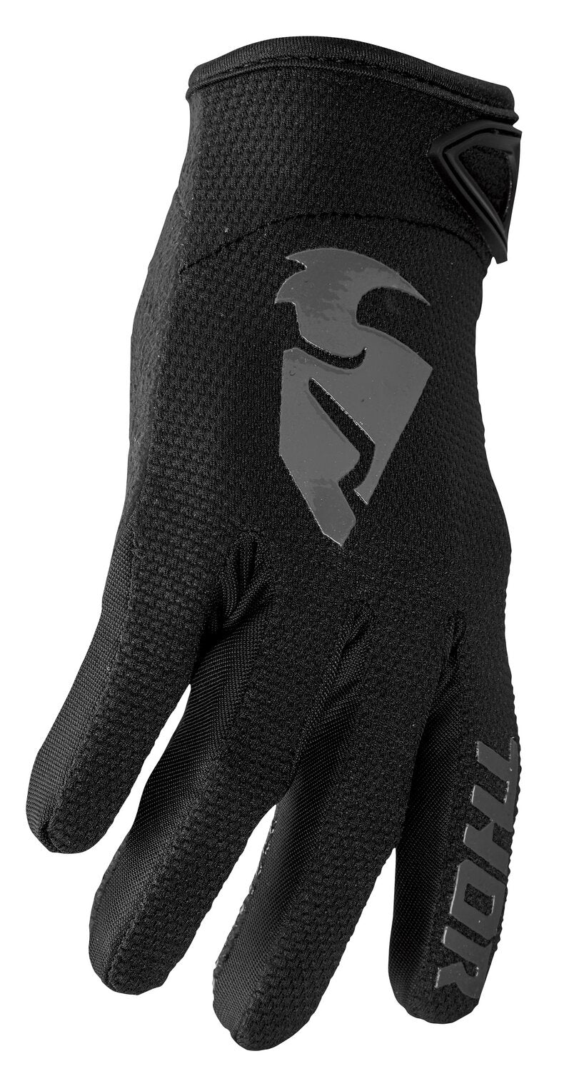TH33321729 Thor Sector Kids Cross Gloves Black XS