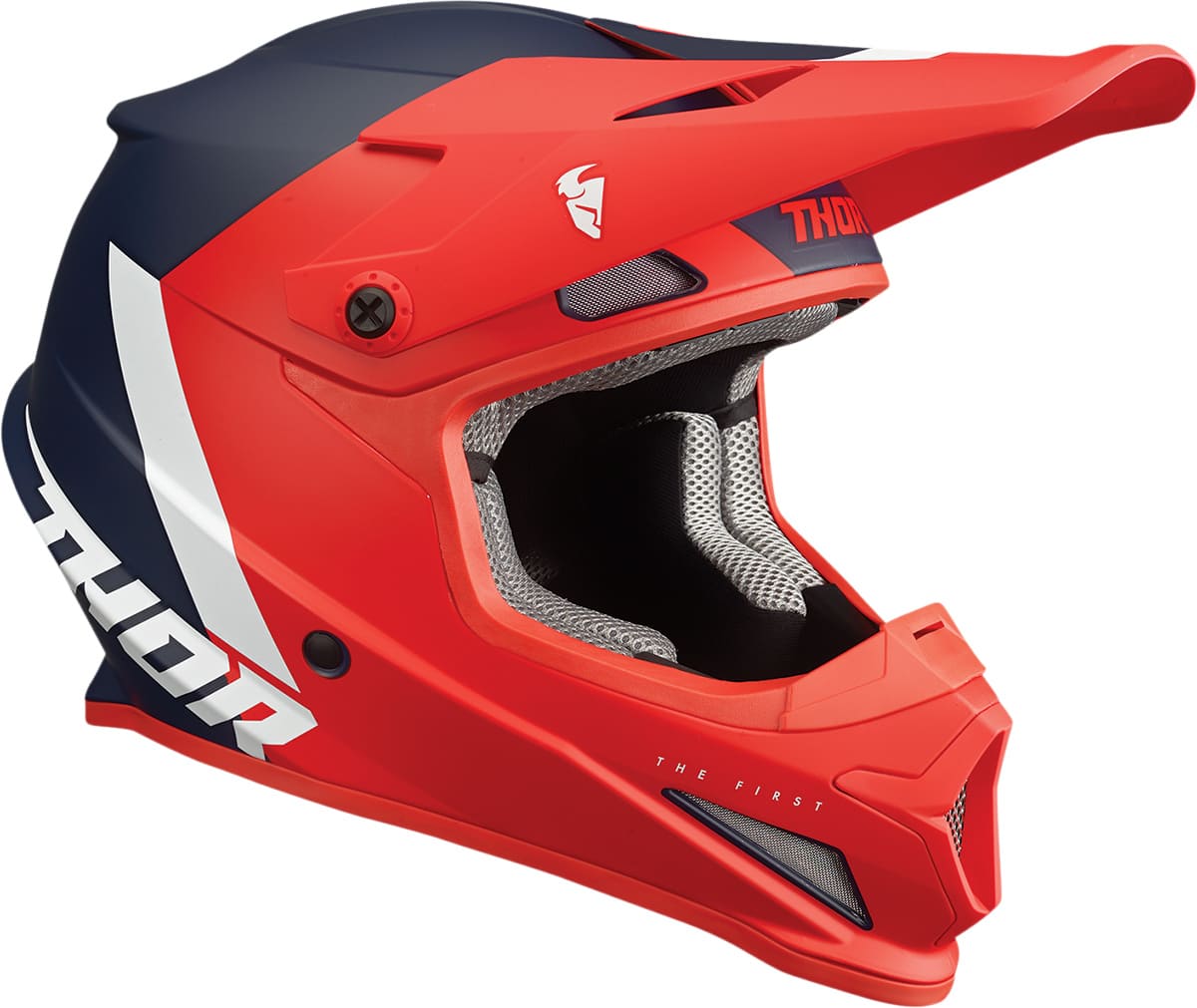 TH01107327 Casco cross Thor Sector Chev rosso / blu marina 4XL