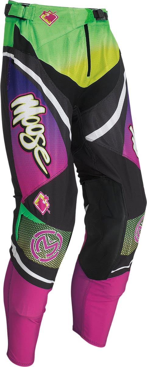MR-290110417 Pantaloni cross Moose Racing Sahara viola/verde 42, COD: MR-290110417