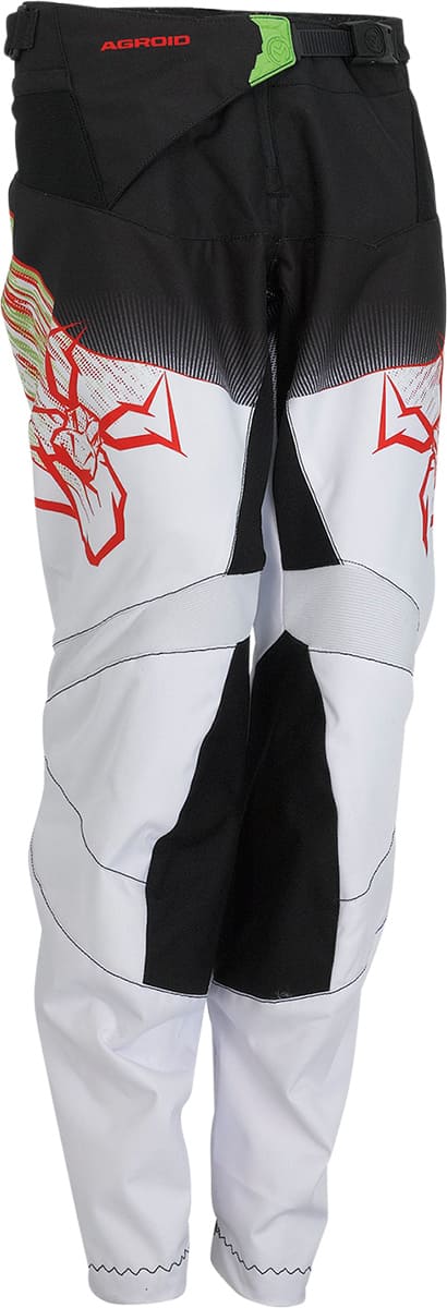 MR-29032278 Pantaloni cross Moose Racing Kids Agroid verde/rosso/nero 28, COD: MR-29032278